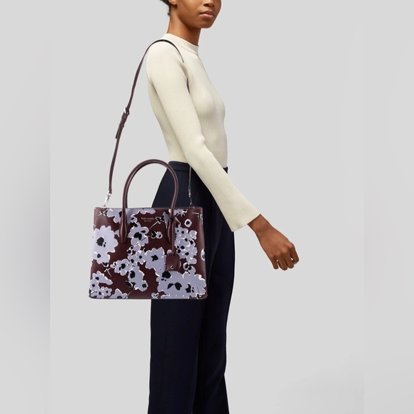 💐 Kate Spade New York Eva floral bouquet medium top zip satchel 💐 R$349 - Picture 6 of 6